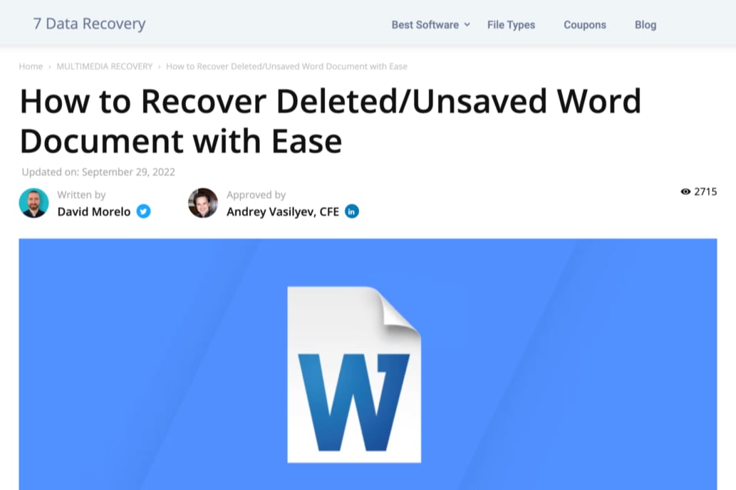 How To Recover Deleted Unsaved Word Document With Ease David Morelo