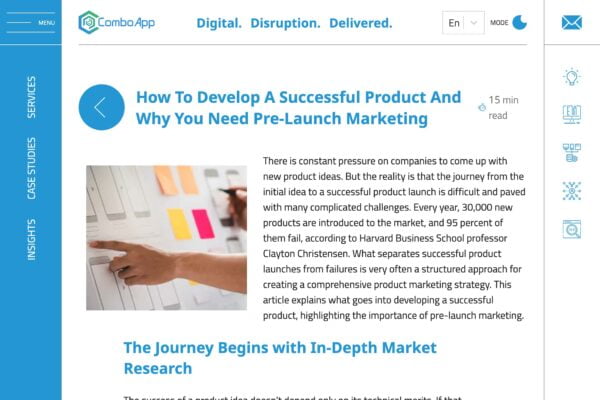 How To Develop A Successful Product And Why You Need Pre-Launch Marketing