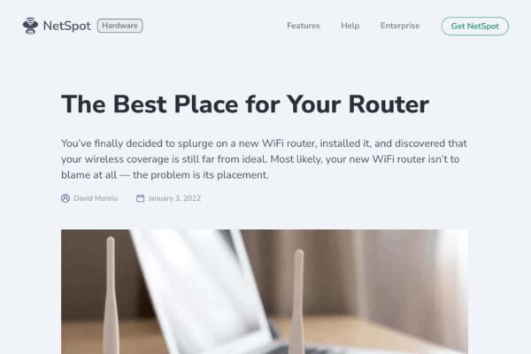 The Best Place for Your Router