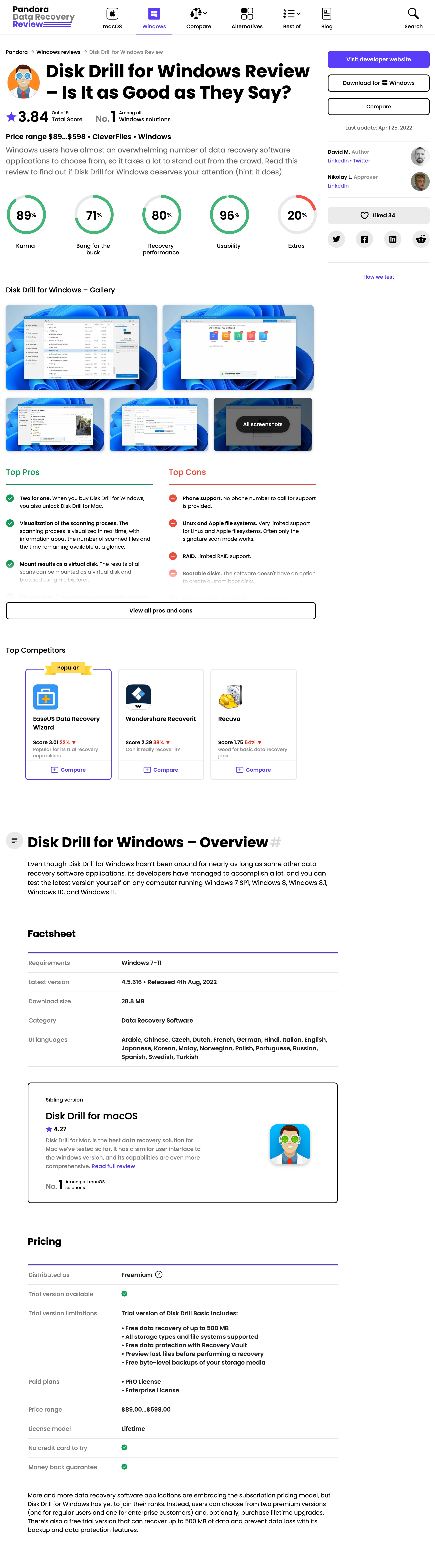 Disk Drill for Windows Review – Is It as Good as They Say?
