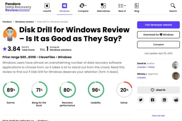 Disk Drill for Windows Review – Is It as Good as They Say?