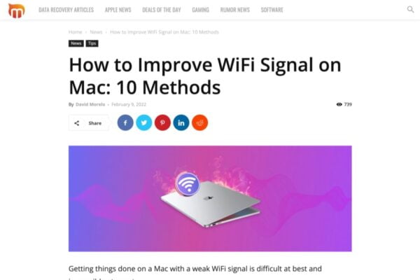How to Improve WiFi Signal on Mac: 10 Methods