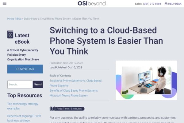 Switching to a Cloud-Based Phone System Is Easier Than You Think