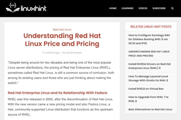 Understanding Red Hat Linux Price and Pricing