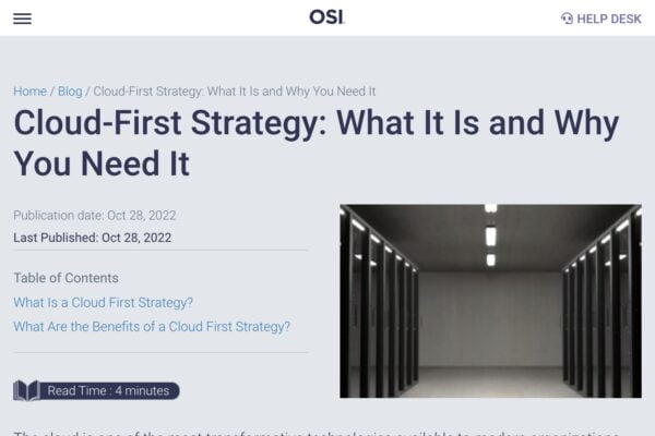 Cloud-First Strategy: What It Is and Why You Need It