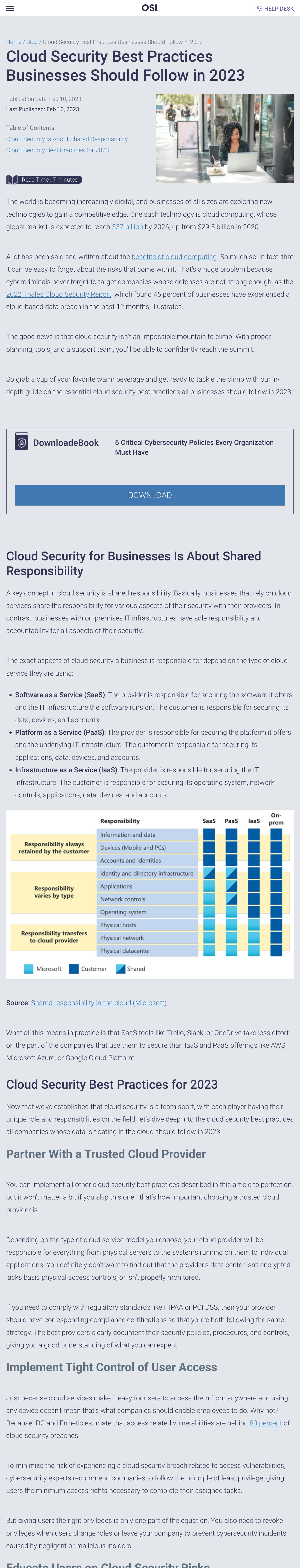 Cloud Security Best Practices Businesses Should Follow in 2023