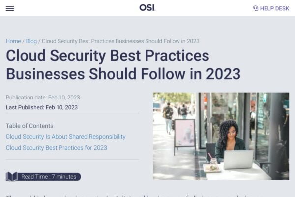 Cloud Security Best Practices Businesses Should Follow in 2023