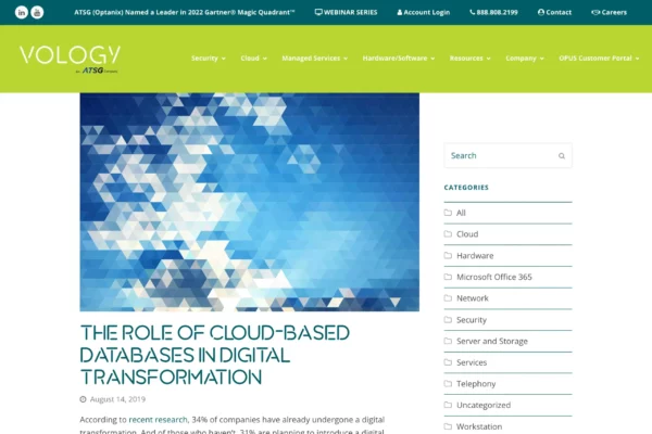 The Role of Cloud-Based Databases in Digital Transformation